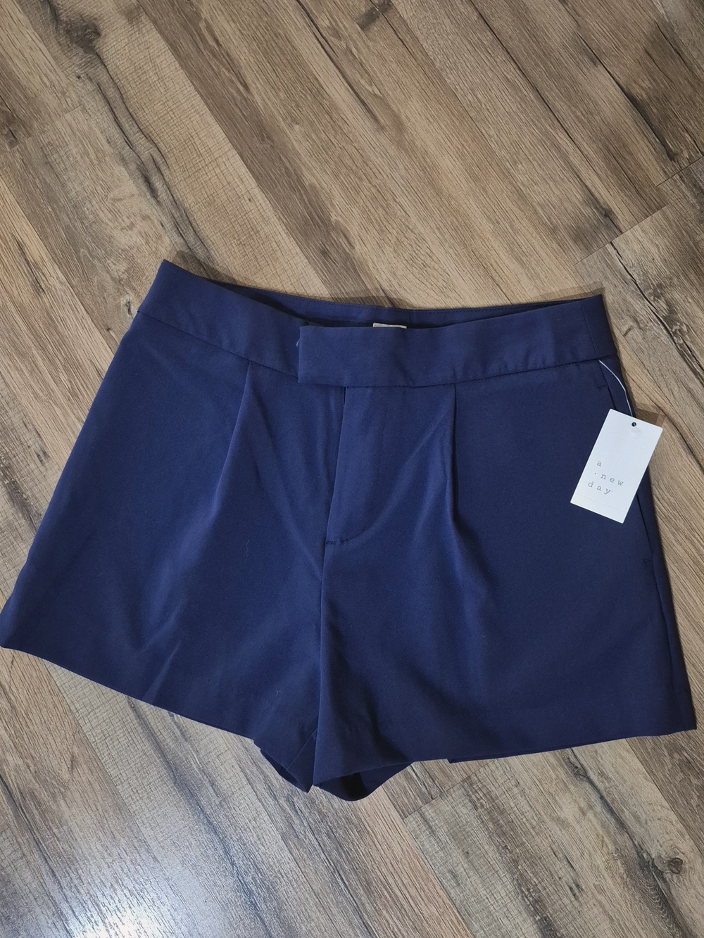 💥💥50% OFF "a new day" Navy High-Waist Tailored Shorts. NWT!   "SEND A LIKE"